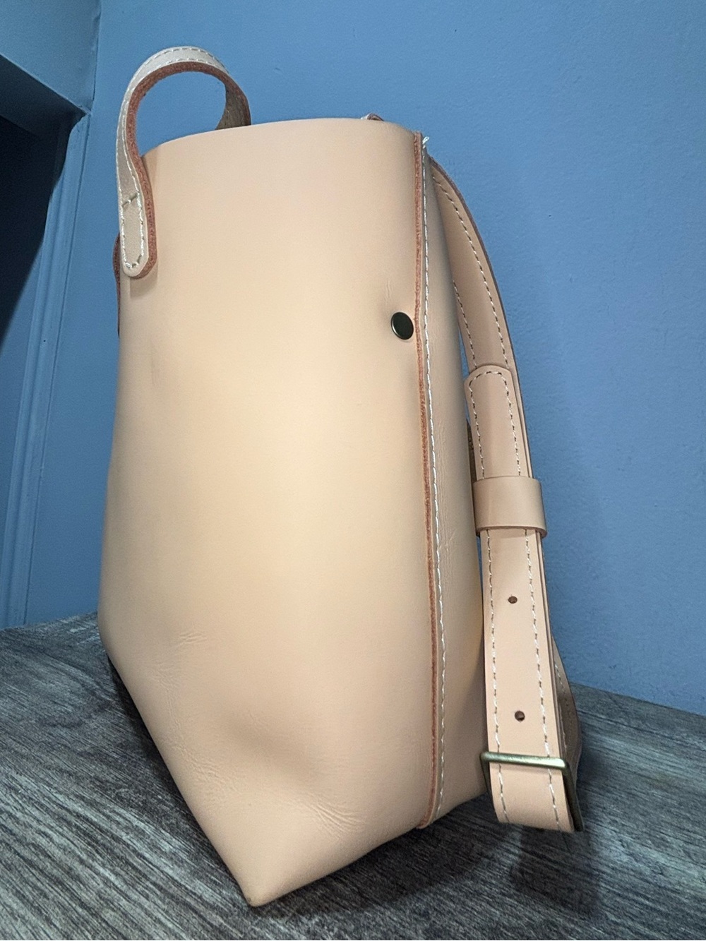 Portland Leather Goods Mini Crossbody Tote - Picture 11 of 16